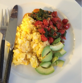 A typical healthy breakfast.