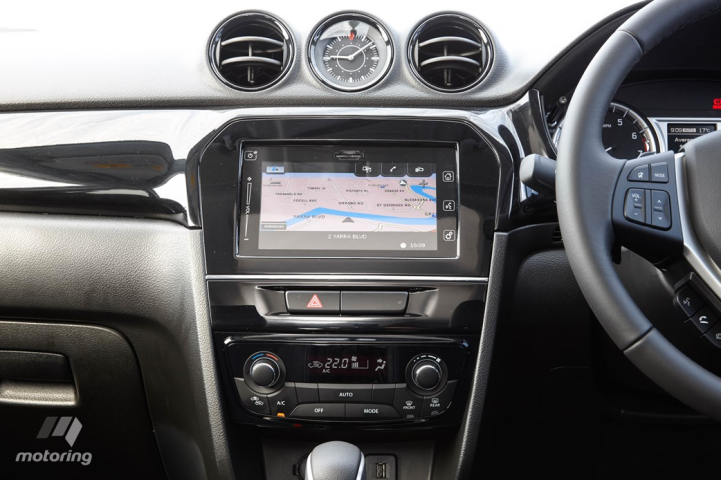 Although quite small for a SUV, you won't notice it once inside.