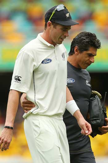 Tim Southee is struggling with a back complaint ahead of the Perth Test. Photo: Getty