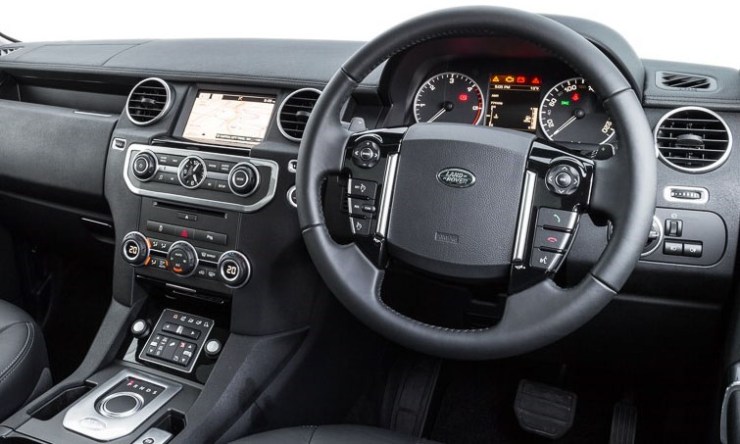 The interior feels as spacious as it looks and features leather seats. 