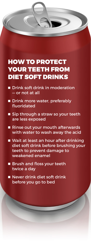 diet soft drink teeth