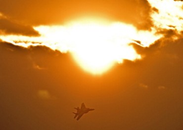 warplane fighter sun