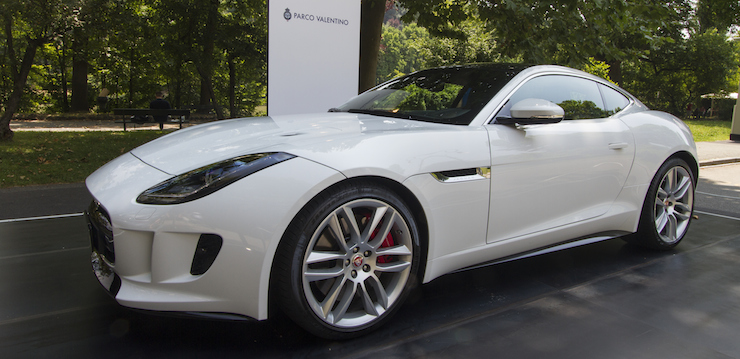A Jaguar F-Type Coupe R AWD. Parco Valentino car show hosted