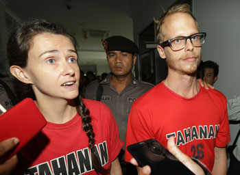 Ms Prosser speaks to media after the court trial on November 3. Photo: AAP