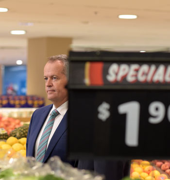 Opposition Leader Bill Shorten did well to hide behind his party's policies this week, after disastrous poll results.