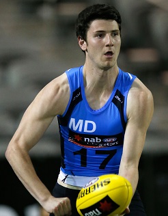 Tyrone Leonardis playing in October. Photo: Sydney Swans
