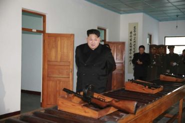North Korean leader Kim Jong-un visits the Phyongchon Revolutionary Site, which marks the feats of his father and grandfather. Photo: ABC