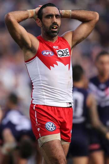Adam Goodes' final season will be remembered for the wrong reasons. Photo: Getty