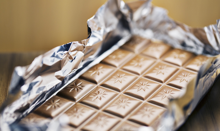 Even just unwrapping a chocolate bar before you eat it counts as a ritual. Photo: Getty
