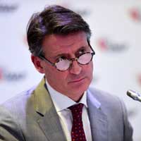 IAAF president Sebastian Coe has a lot of work ahead of him. Photo: Getty