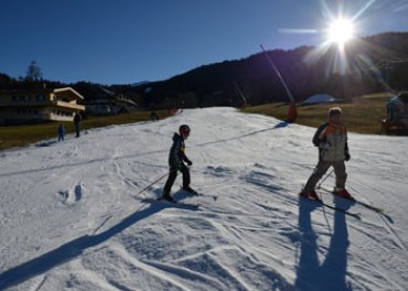 skiing