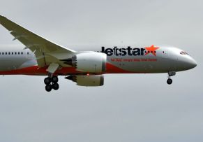 The Jetstar aircraft had to ascend to increase the distance between the two planes. Photo: Getty