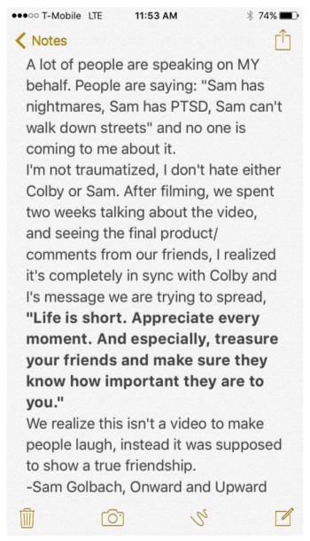 statement
