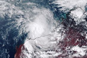 Cyclone Stan turned into a bit of a fizzer. Supplied: Landgate/Himawari