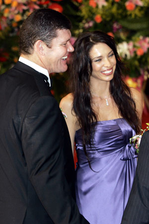 Packer and Erica Baxter. 2007-2013. Photo: Getty