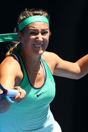 Azarenka's smile lit up Melbourne Park in 2012 and 2013. Photo: Getty