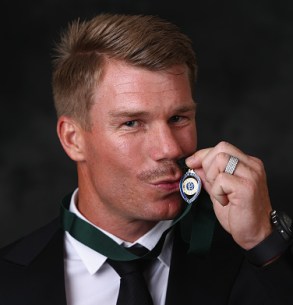 David Warner is a reformed cricket "bad boy". Photo: Getty