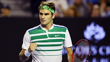 Federer put up a fight but was no match for the World No.1. Photo: AAP