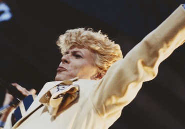 Performing in 1983.