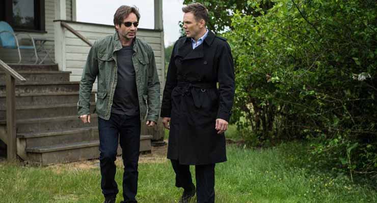David Duchovny returns as Agent Mulder, while newcomer Joel Mchale stars as 