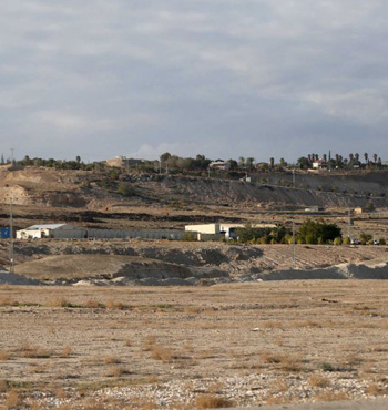 A view shows Jordan Valley near the West Bank city of Jericho.