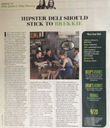 The offending review, with both ladies' names as authors. Photo: Twitter