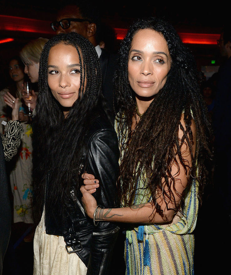 Zoe Kravitz (left) and Lisa Bonet. Photo: Getty