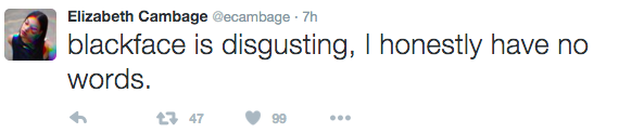 Liz Cambage blackface twitter