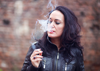 female smoker