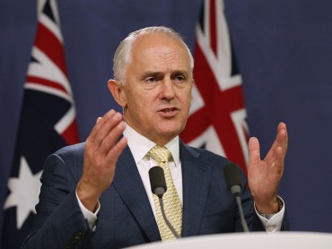 Malcolm Turnbull prime minister AAP