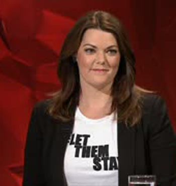 Ms Hanson-Young in support of asylum seekers.