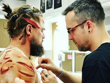DiCaprio said makeup sessions sometimes lasted four hours. 