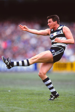 Couch's left foot was a weapon for the Cats. Photo: Getty
