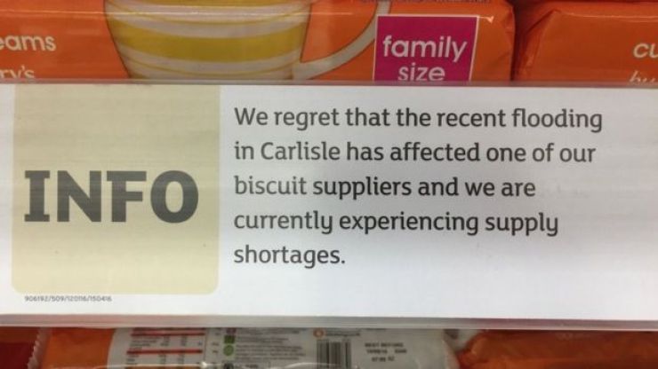 Twitter biscuit shortage