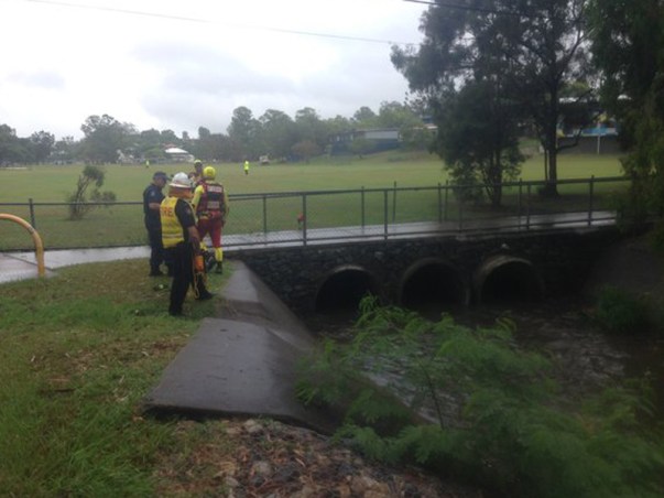 It is believed the teens entered the drain about 8:30am.
