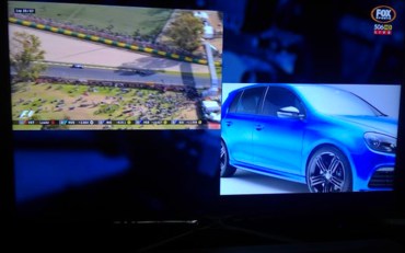 Viewers were infuriated by the split screens and lost audio. Photo: Twitter