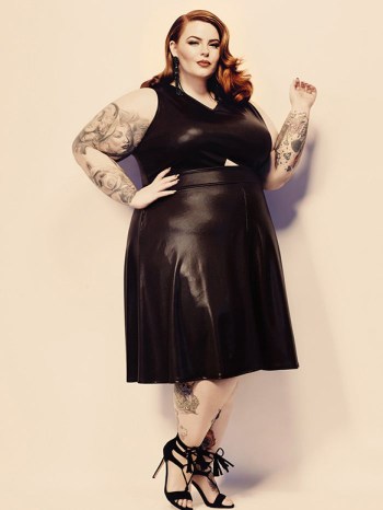 Plus-sized model and activist Tess Holliday.