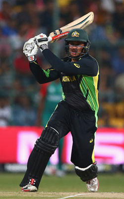 For the second game in a row, Khawaja impressed with the bat. Photo: Getty