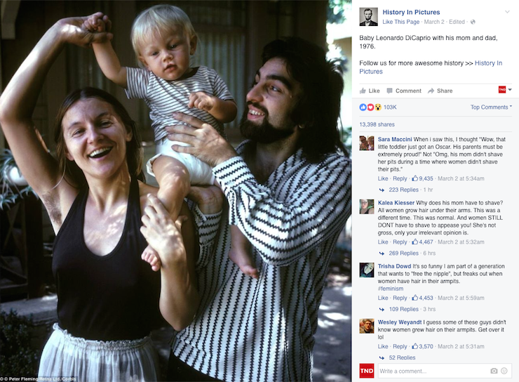 leonardo dicaprio mother