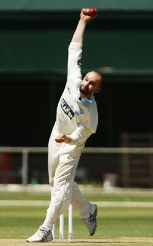 Australia's best spinner is playing a Sheffield Shield game in Alice Springs. Photo: Getty