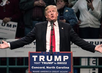 Donald Trump: next stop Ohio. Photo: Getty.