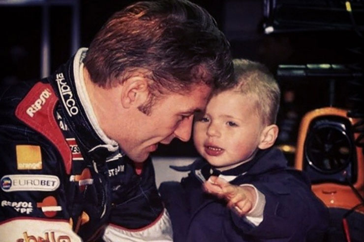 The teenager grew up around Formula One cars. Photo: Instagram