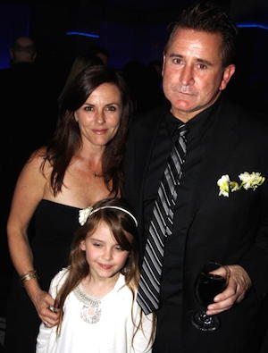 LaPaglia with ex-wife Gia Carides and their daughter Bridget in 2010. Photo: Getty