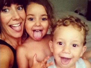 Sally Faulkner and kids