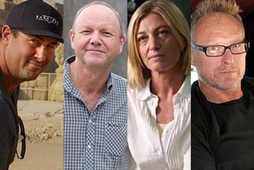 Tara Brown and crew in Beirut