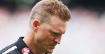 MELBOURNE, AUSTRALIA - APRIL 09: Magpies head coach Nathan Buckley walks off during the round three AFL match between the St Kilda Saints and the Collingwood Magpies at Melbourne Cricket Ground on April 9, 2016 in Melbourne, Australia. (Photo by Michael Dodge/Getty Images)