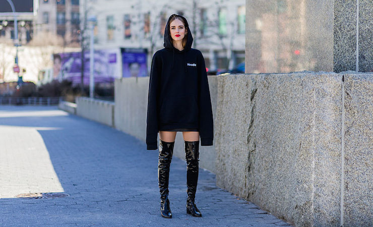 Fashion blogger Chiara Ferragni wears the $1680 version. Photo: Getty