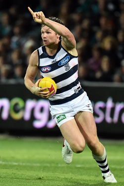 Dangerfield was outstanding for the Cats. Photo: Getty
