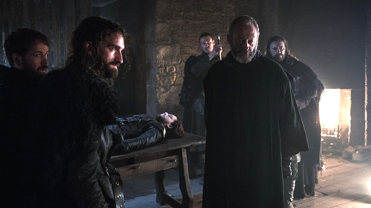 Just in case you didn't get the memo: he's dead. Jon Snow is not alive. Photo: HBO