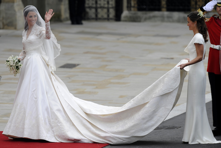 Kate Middleton's wedding dress cost a reported $400,000. Photo: Getty
